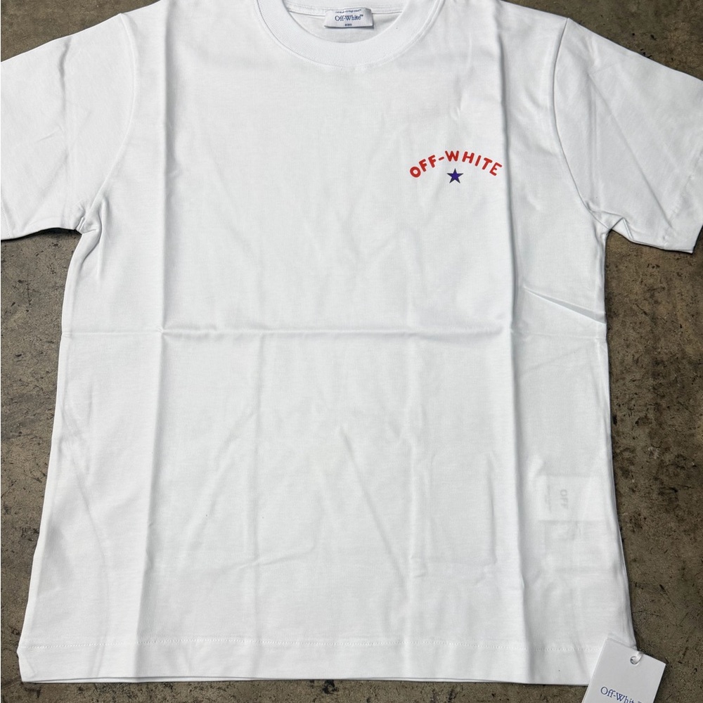 Off-White Designed in Milan T-Shirt White Graphic Tee Virgil Abloh